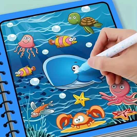 Magic Water Drawing Book